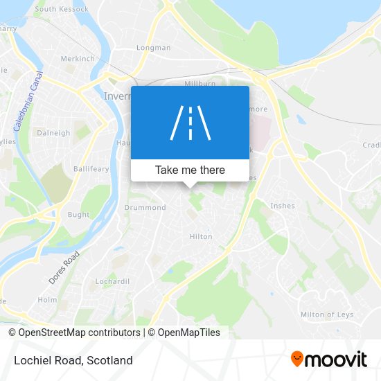Lochiel Road map