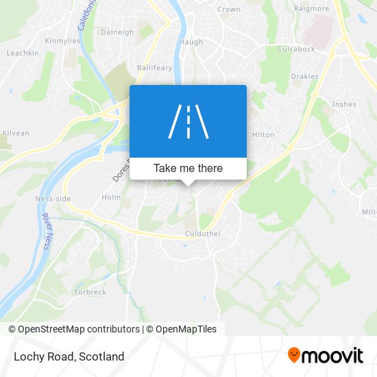 Lochy Road map