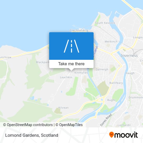Lomond Gardens map