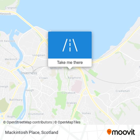 Mackintosh Place map