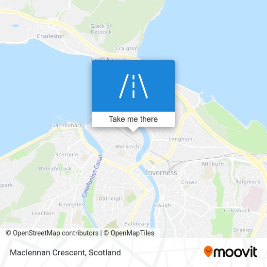 Maclennan Crescent map