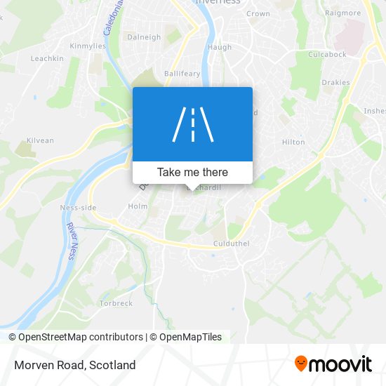 Morven Road map