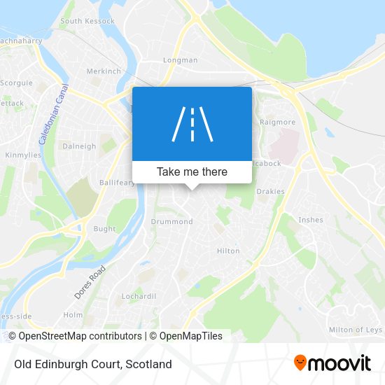 Old Edinburgh Court map