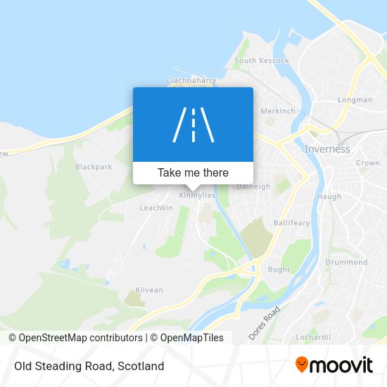 Old Steading Road map