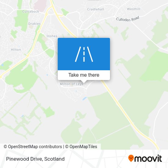 Pinewood Drive map