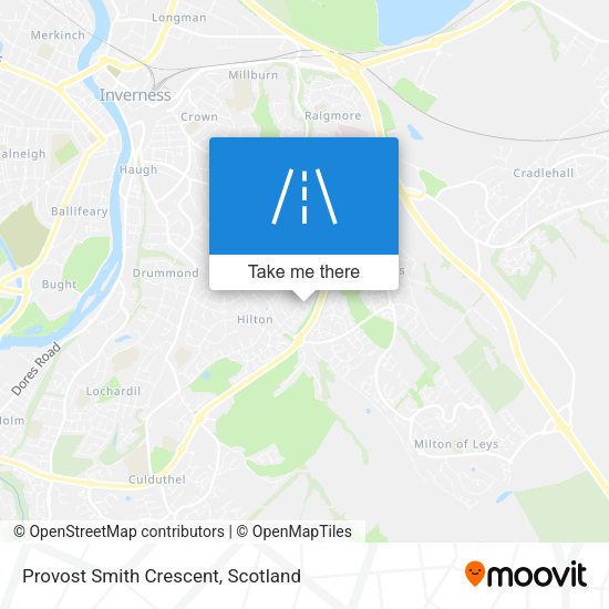 Provost Smith Crescent map