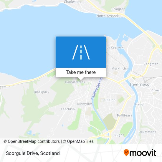 Scorguie Drive map