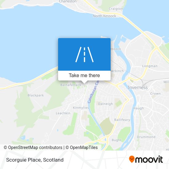 Scorguie Place map