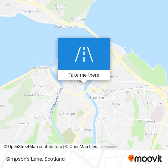 Simpson's Lane map