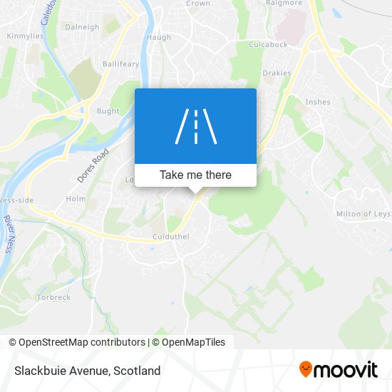 Slackbuie Avenue map