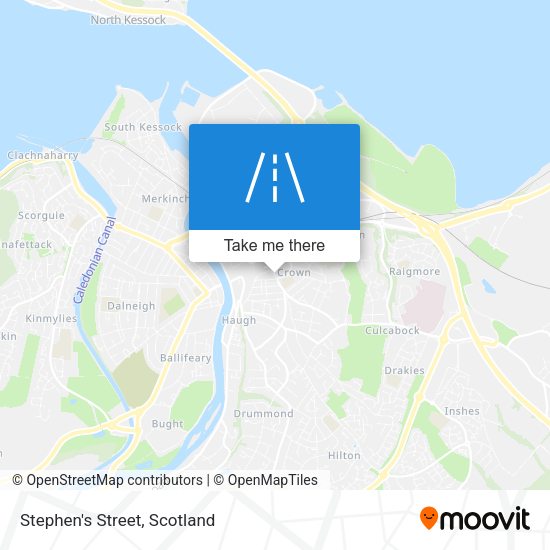 Stephen's Street map
