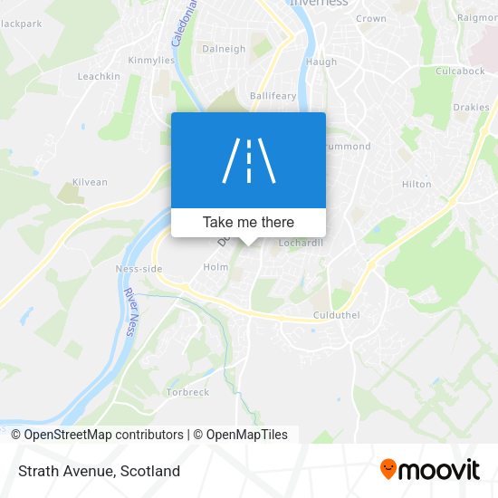 Strath Avenue map