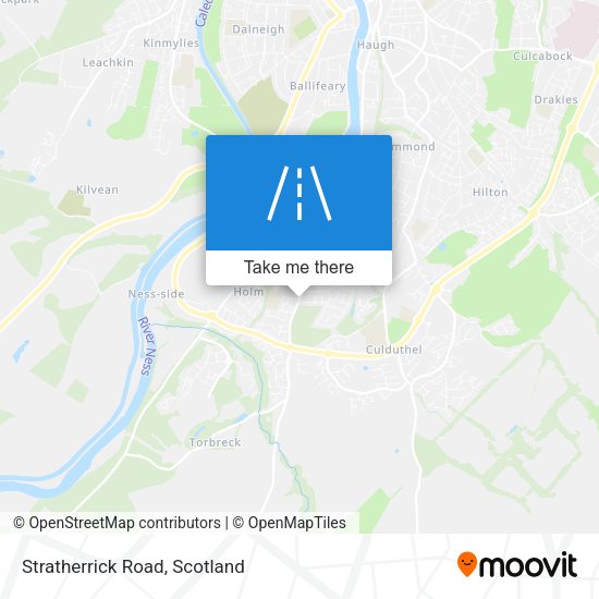 Stratherrick Road map