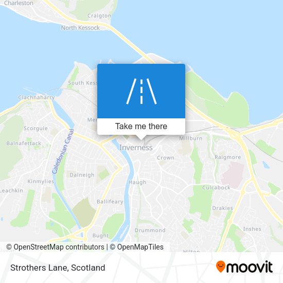 Strothers Lane map