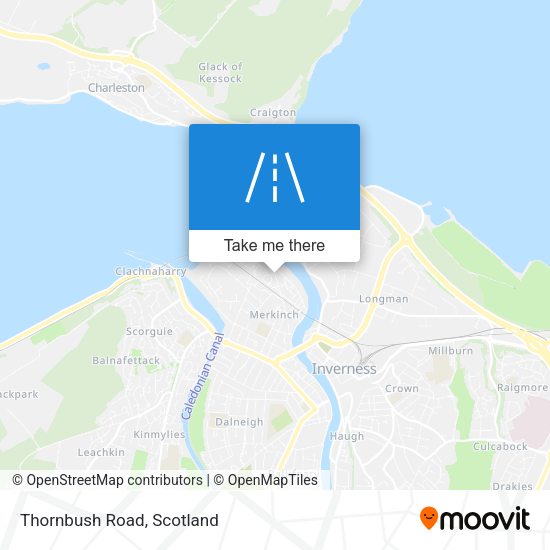 Thornbush Road map