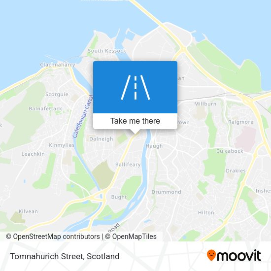 Tomnahurich Street map