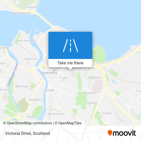 Victoria Drive map