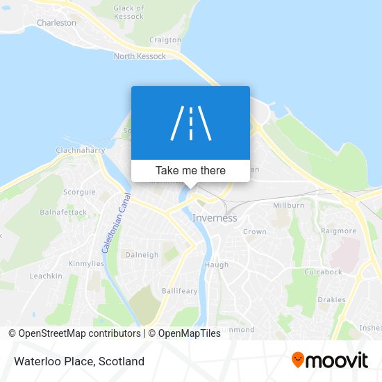 Waterloo Place map