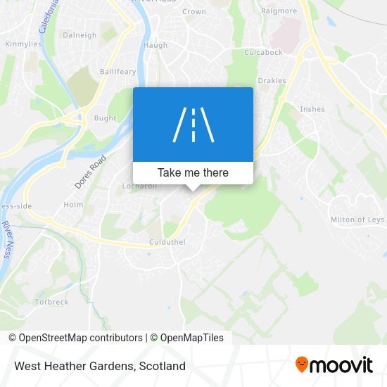 West Heather Gardens map