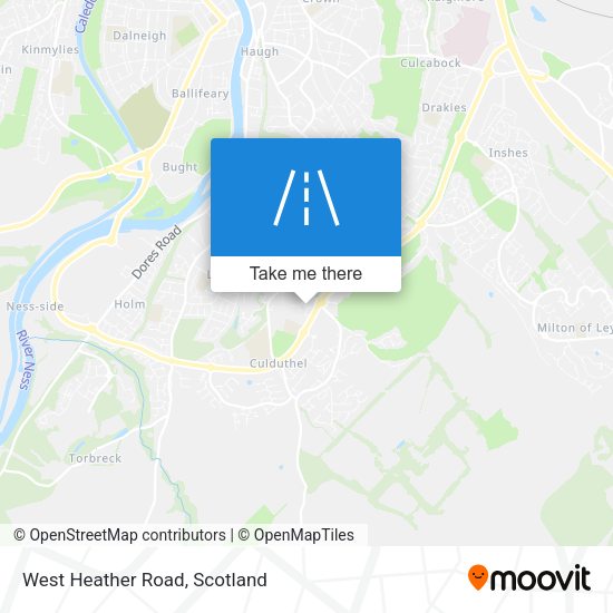 West Heather Road map