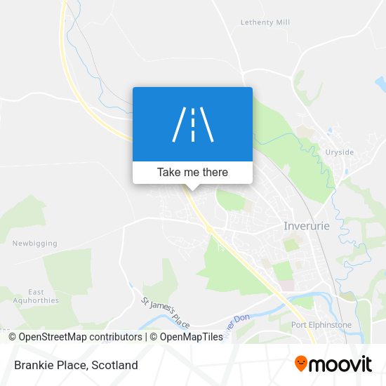 Brankie Place map