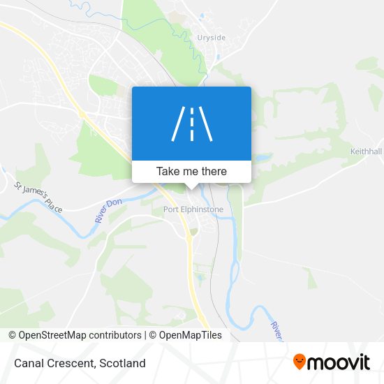 Canal Crescent map