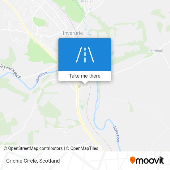 Crichie Circle map