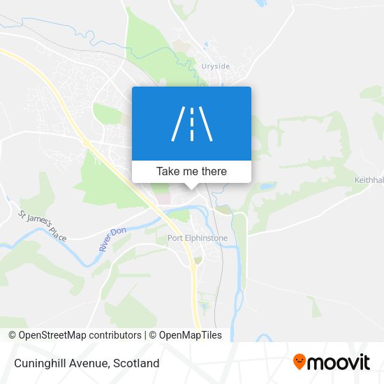 Cuninghill Avenue map