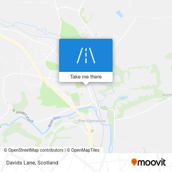 Davids Lane map