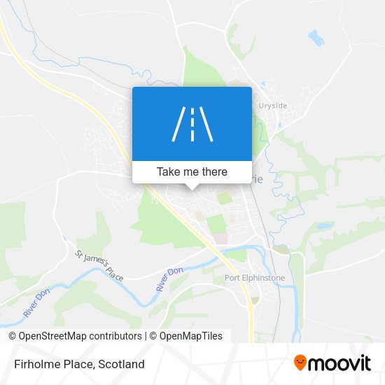 Firholme Place map