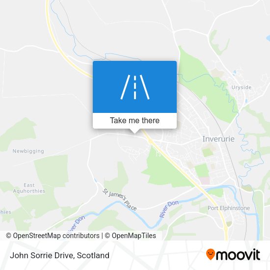 John Sorrie Drive map