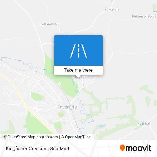 Kingfisher Crescent map