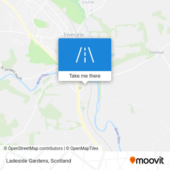 Ladeside Gardens map
