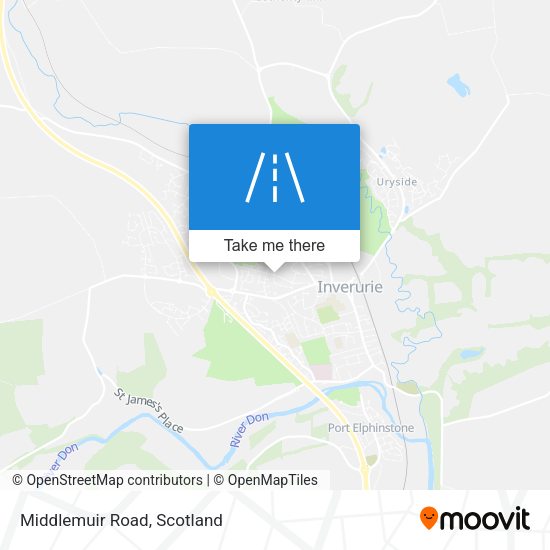 Middlemuir Road map