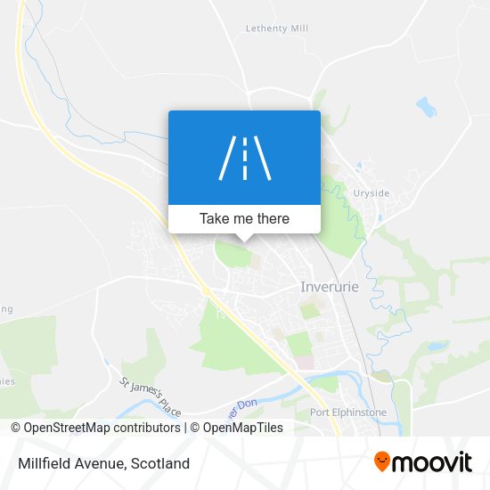 Millfield Avenue map