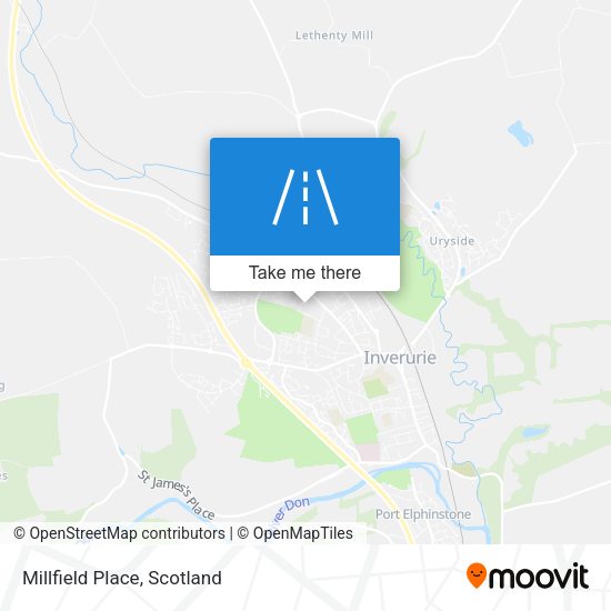 Millfield Place map