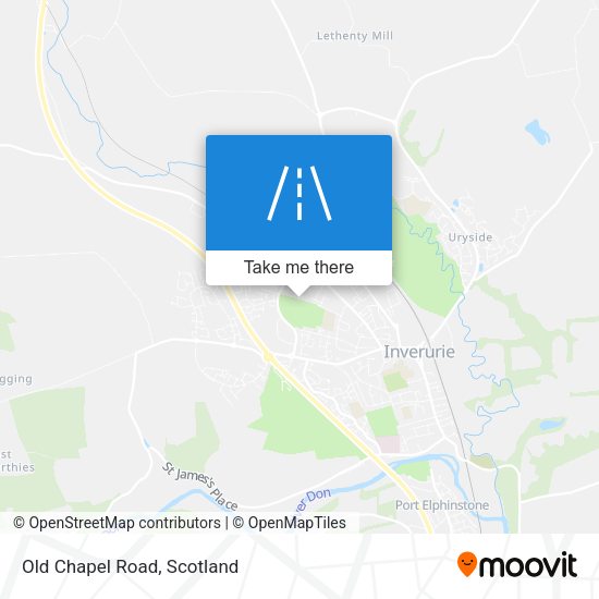 Old Chapel Road map