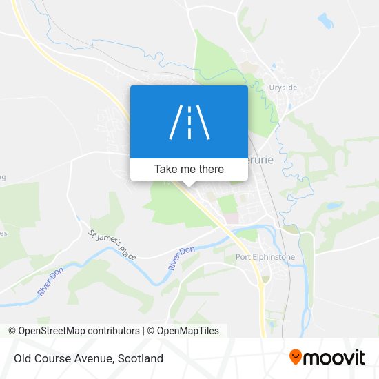 Old Course Avenue map