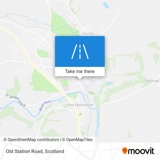 Old Station Road map