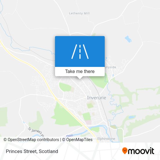 Princes Street map
