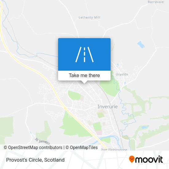 Provost's Circle map