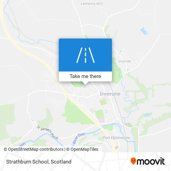 Strathburn School map