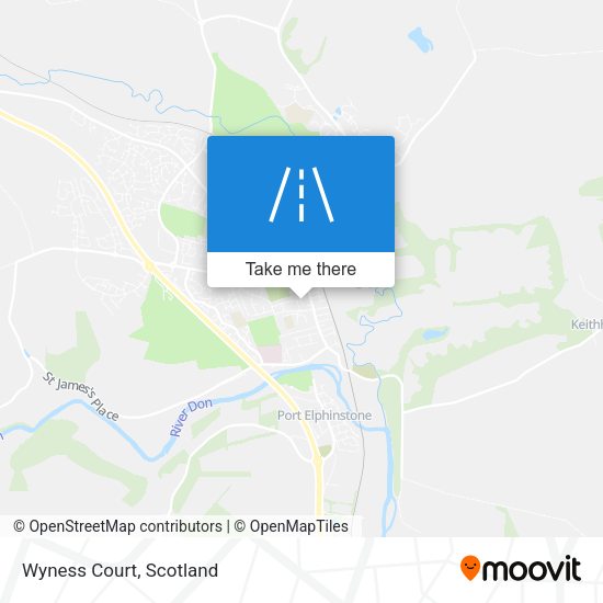 Wyness Court map