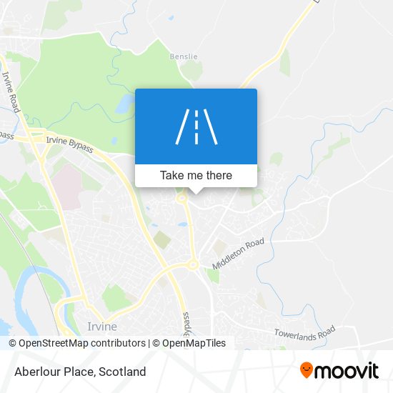 Aberlour Place map