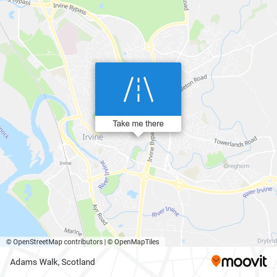 Adams Walk map