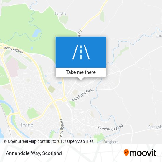 Annandale Way map