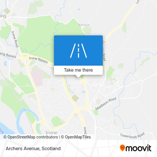 Archers Avenue map