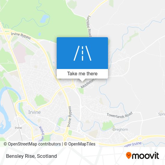 Bensley Rise map