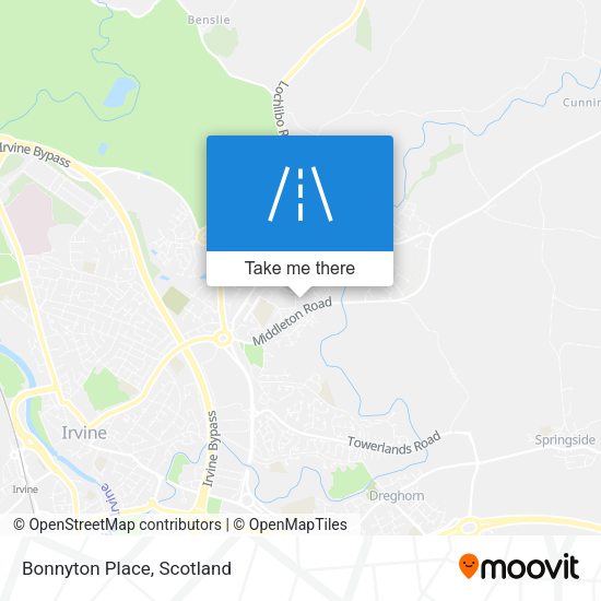 Bonnyton Place map