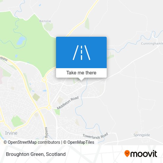 Broughton Green map